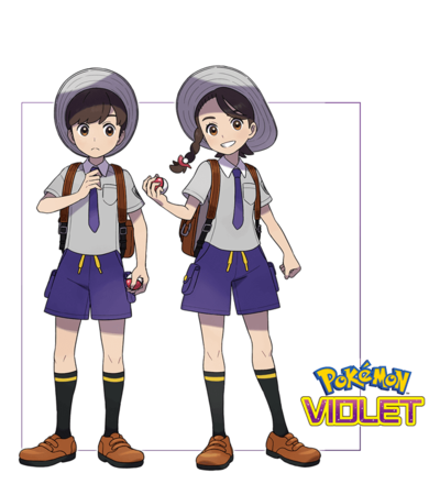 Pokemon Scarlet and Violet SV - Violet Version Exclusive Outfit