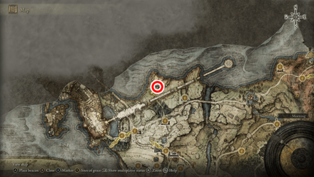 Elden Ring - Hammer Talisman Map Location