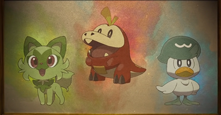 Pokemon Scarlet and Violet SV - Sprigatito Fuecoco Quaxly Starters