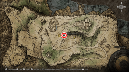 Elden Ring - Crucible Knot Talisman Map Location