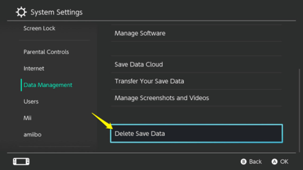 Triangle Strategy - Scroll to Delete Save