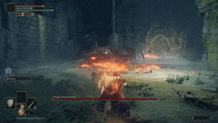 Fire Charge - Magma Wyrm Makar - Elden Ring
