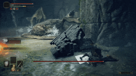 Sword Swipe - Magma Wyrm Makar - Elden Ring