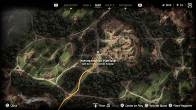 Plainsong Hunting Grounds Hunting Goods Map Location