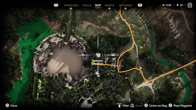 The Maw of the Arena Stitcher Map Location