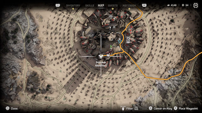 Scalding Spear Stitcher Map Location