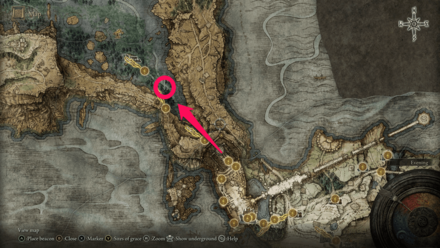 How to Get East Liurnia of the Lakes Map