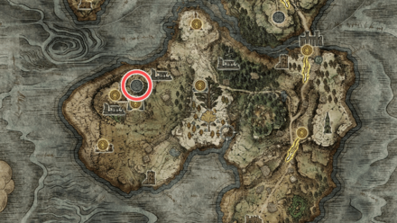 Elden Ring - Weeping Evergaol Location