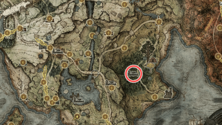 Elden Ring - Mistwood Ruins Location