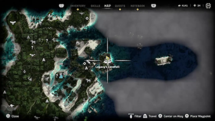 Legacys Landfall Stitcher Map Location