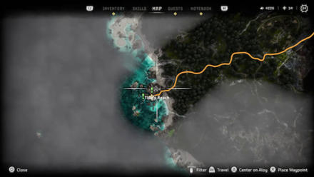 Tides Reach Hunting Goods Map Location