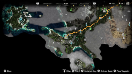 Thornmarsh Hunting Goods Map Location