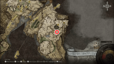 Elden Ring - Erdtree Avatar Liurnia Northeast Map Location