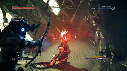 Fight the Burrowers and override the node