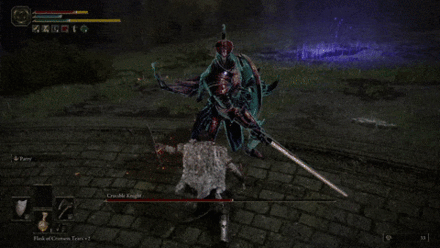 Elden Ring (Crucible Knight) - Lateral Slash