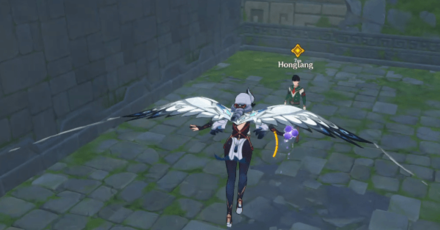 Genshin - Divine Ingenuity World Quest - Give the Adventure Coin to Honglang