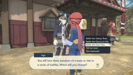 Battle the Pearl Clan in the Path of Tenacity