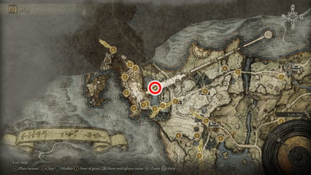 Elden Ring - Boltdrake Talisman Map Location