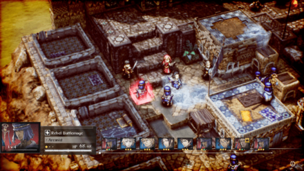 Triangle Strategy - Frederica Meting Ice