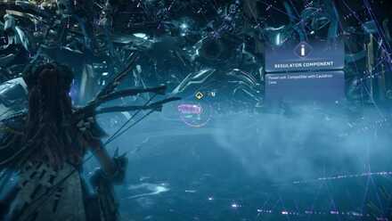 Fight the Clamberjaw and get the Core Regulator