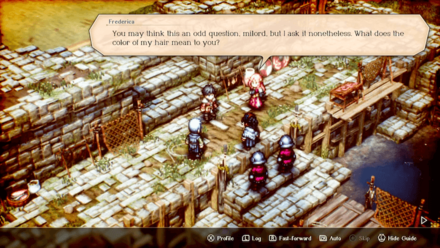 Talking to Frederica Location