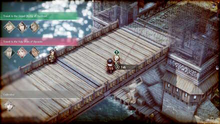 Talking to Prince Frani Location