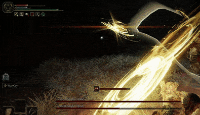 Elden Ring (Cleanrot Spear Knight) - Charged Spear Thrust