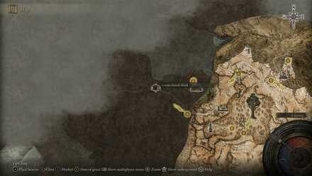 Elden Ring - Located in Street of Sages Ruins Map