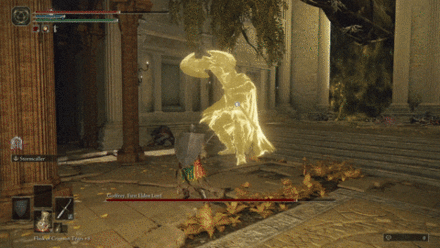 Two-Handed Axe Slam - Godfrey First Elden Lord - Elden Ring