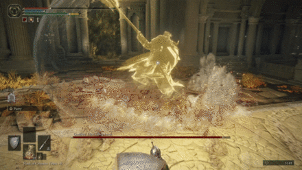 Axe Thrust - Godfrey First Elden Lord - Elden Ring