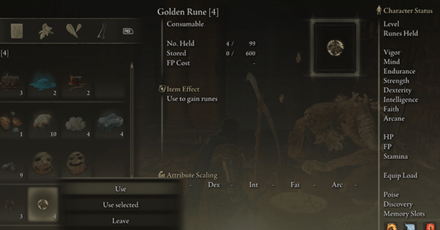 Elden Ring - Can be Consumed to Get Runes