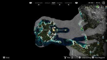 Horizon Forbidden West - Greenshine Location