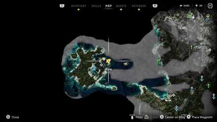 Horizon Forbidden West - Greenshine Location