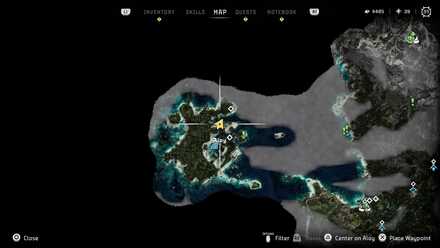 Horizon Forbidden West - Greenshine Location