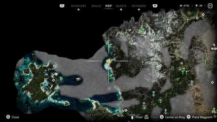 Horizon Forbidden West - Greenshine Location