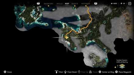 Horizon Forbidden West - Greenshine Location