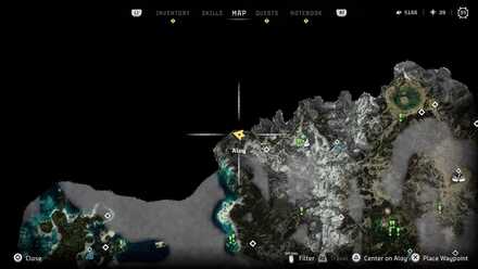 Horizon Forbidden West - Greenshine Location