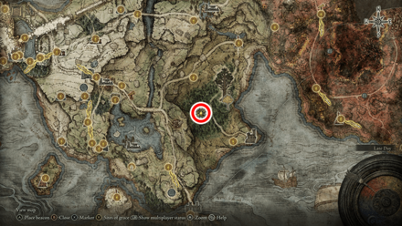 Elden Ring - Axe Talisman Map Location