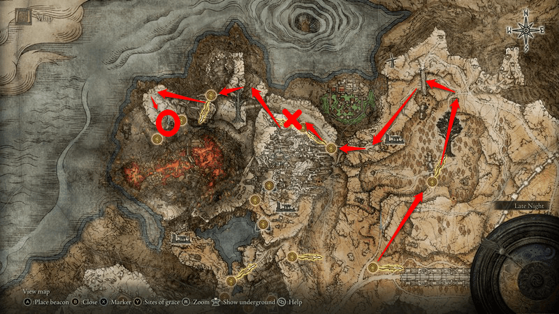 Elden Ring  Altus Plateau Map & Location Guide - GameWith