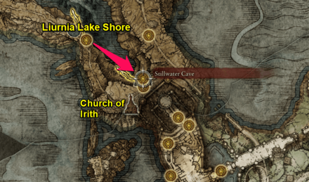 Elden Ring - Cleanrot Knights Location Liurnia.png