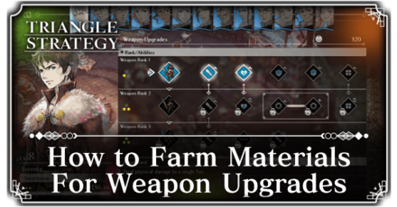 Triangle Strategy - How to Farm Materials Banner