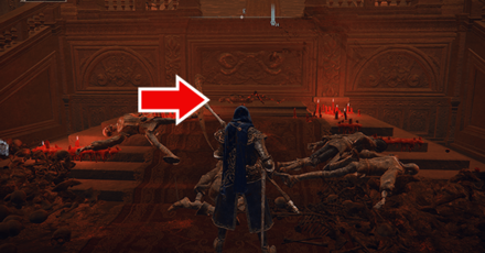 Elden Ring - Located at the Volcano Manor Overworld