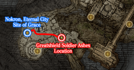 Elden Ring - Located in Nokron, Eternal City Map