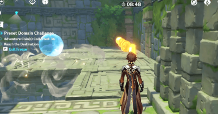 Genshin - Divine Ingenuity Preset Domain 4 - Go in a Straight Line