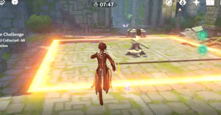 Genshin - Divine Ingenuity Preset Domain 4 - Jump to Avoid Losing Life Points