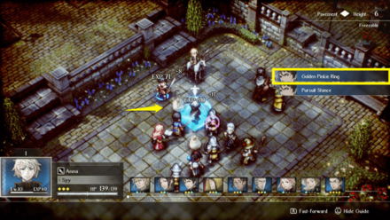 Triangle Strategy - Golden Pinkie Ring