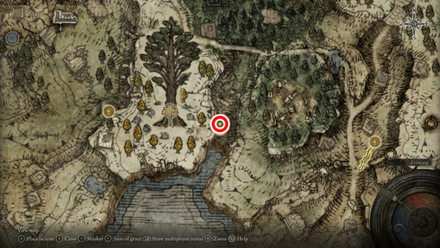 Elden Ring - Lightning Strike Map Location
