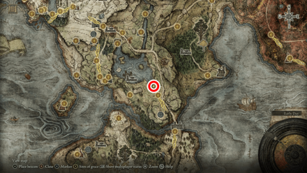 Elden Ring - Unsheathe Ash of War Map Location
