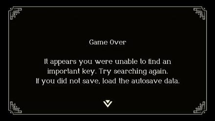 Hidden Key Game Over