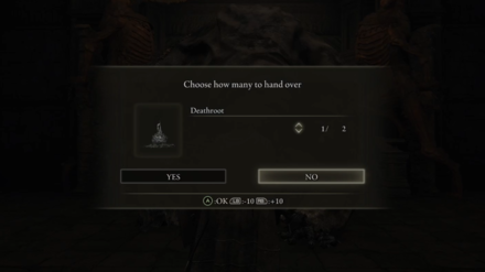 Elden Ring - Give Gurranq Nine Deathroots